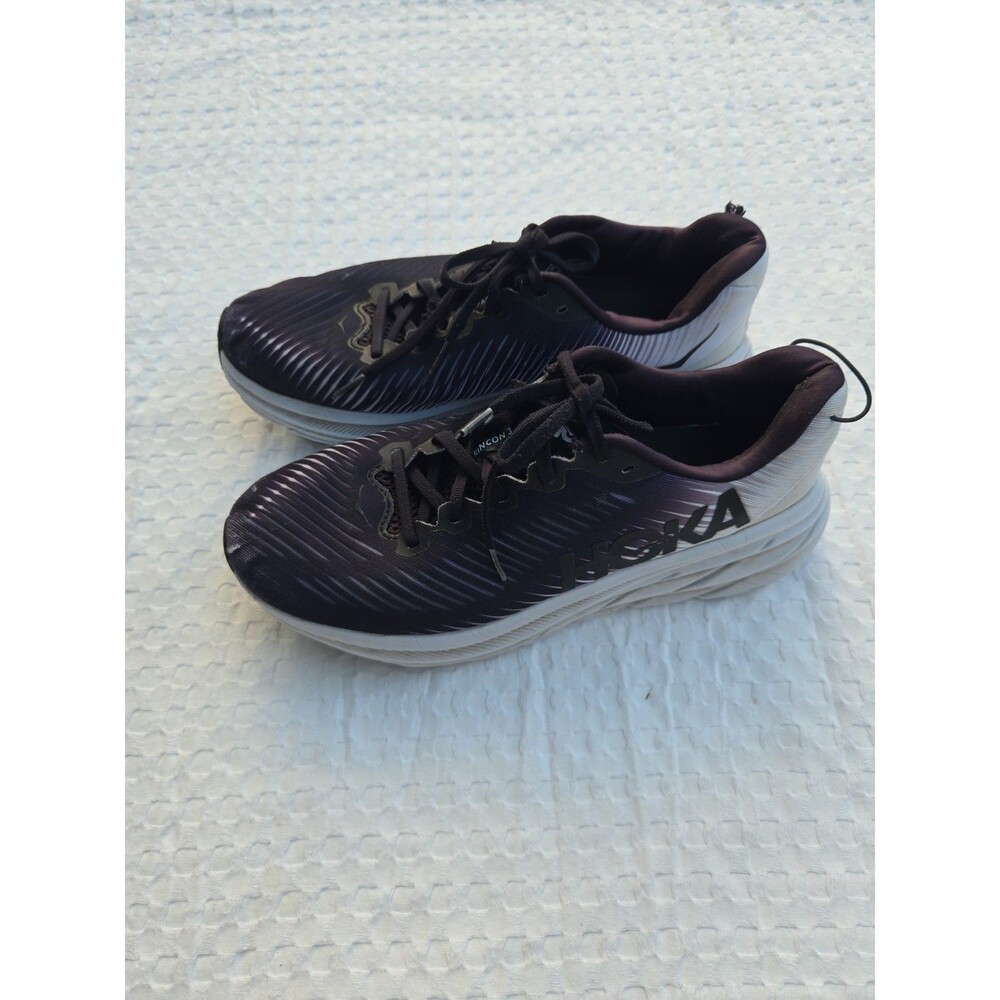 Hoka One One Rincon 3 Black Men’s Size 10 D Distressed See Pics